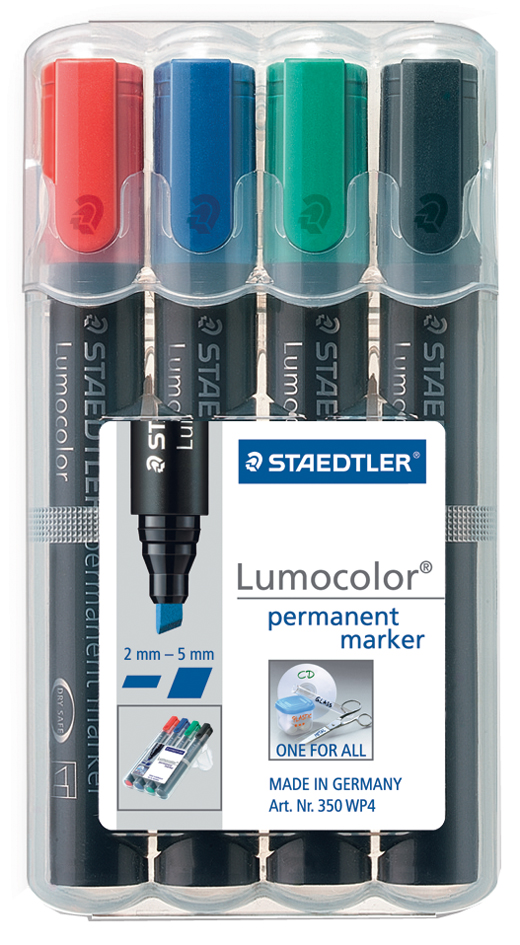 STAEDTLER Lumocolor Permanent-Marker 350, 8er Etui