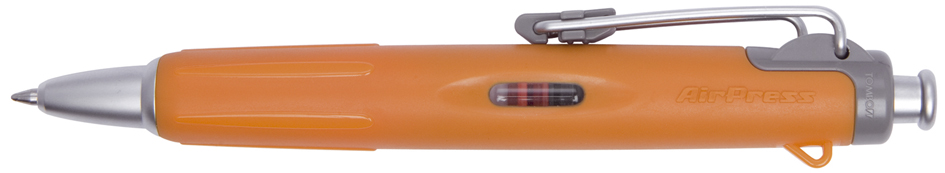 TOMBOW Druckkugelschreiber ´AirPress Pen´, orange/silber