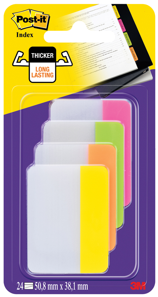 Post-it Haftmarker Index Strong Haftstreifen, 50,8 x 38 mm