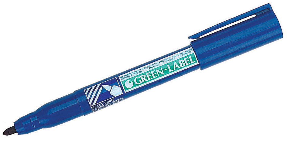 Pentel Permanent-Marker GREEN-LABEL NN50, schwarz