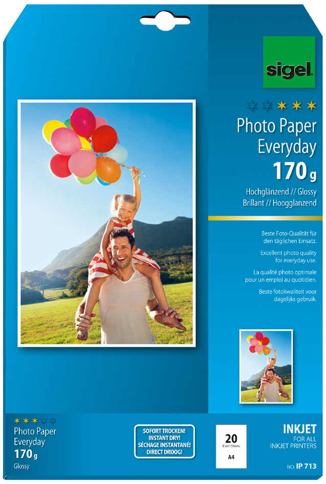 sigel InkJet-Everyday-Foto-Papier ´HOT DEAL´, DIN A4