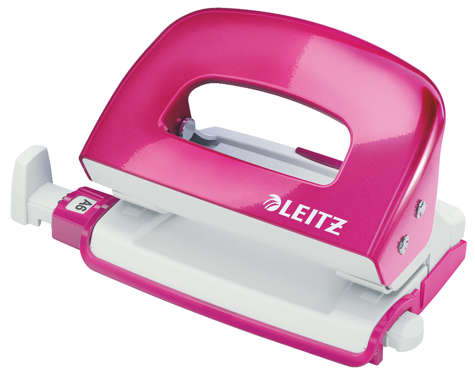 LEITZ Locher Mini Nexxt WOW 5060, pink-metallic