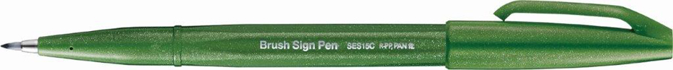 PentelArts Faserschreiber Brush Sign Pen SES15, hellgrau