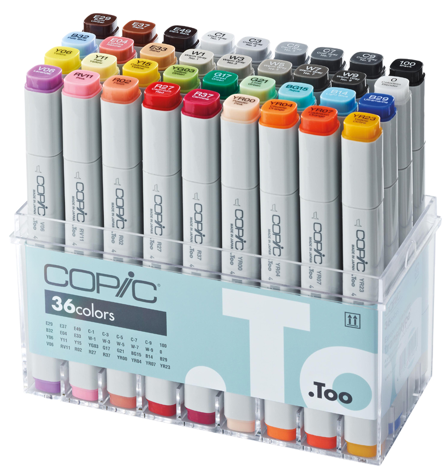 COPIC Profi Marker, 36er Basis Set