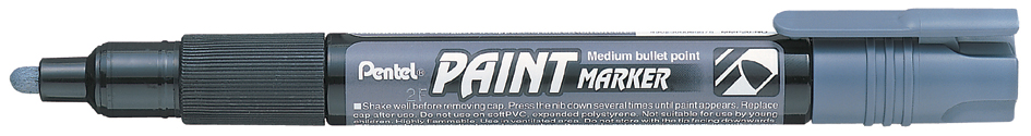 Pentel Permanent-Marker PAINT MARKER MMP20, grau