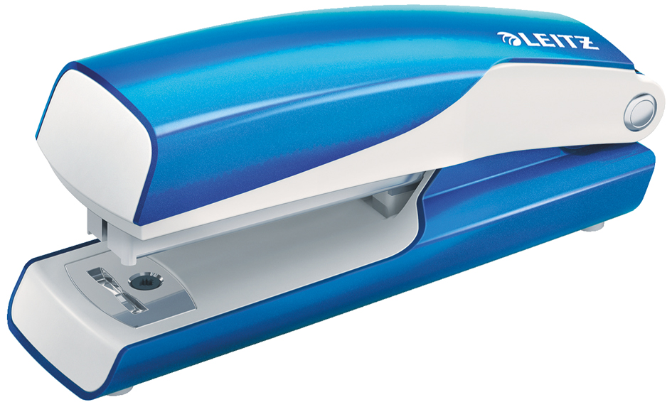 LEITZ Heftgerät Mini Nexxt 5528 WOW, blau-metallic