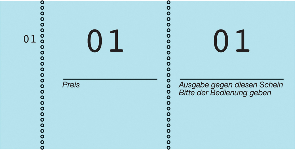 AVERY Zweckform Nummernblock 1 - 1000, 105 x 53 mm, 5-farbig