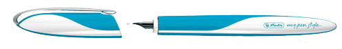 herlitz Füllhalter my.pen style ´Intense Blue´, blau