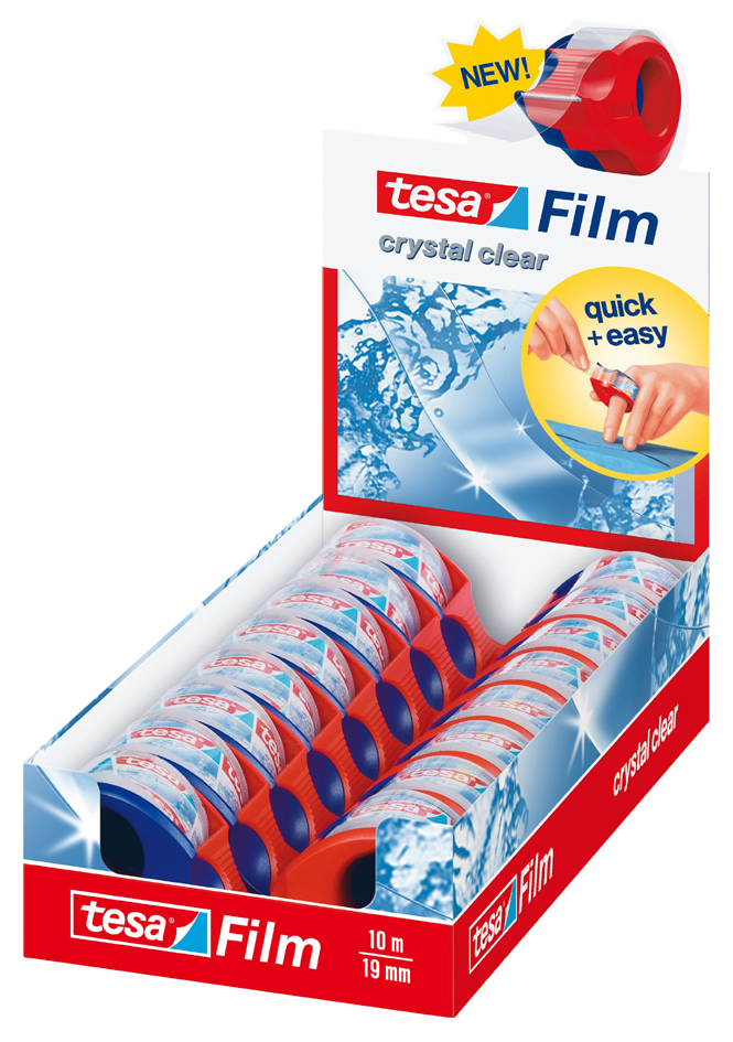 tesa Mini Abroller inkl. tesa Film klar, im Thekendisplay