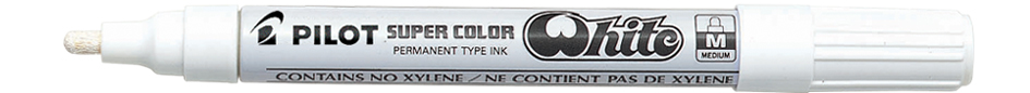 PILOT Permanent-Marker SUPER COLOR, medium, silber