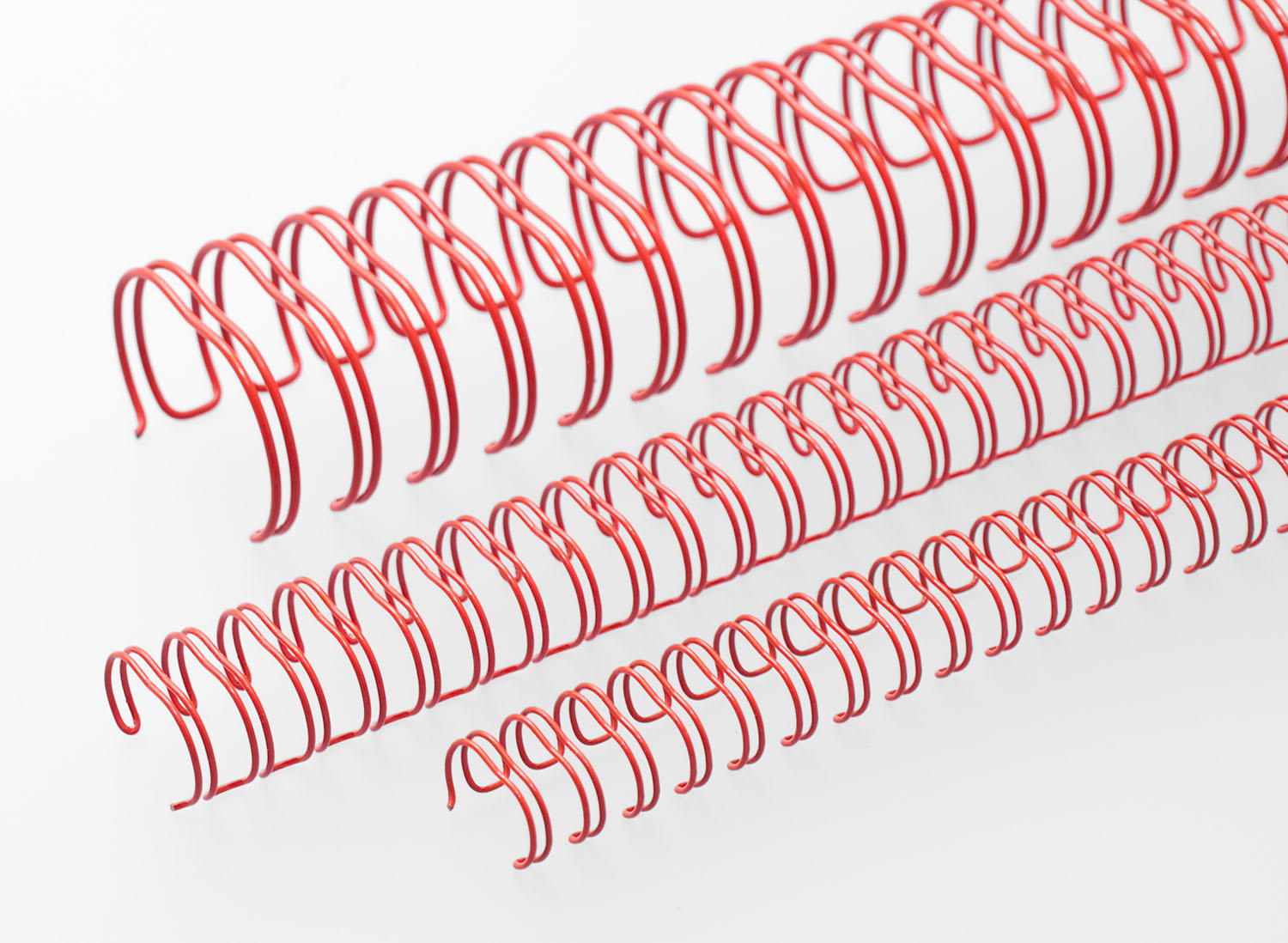 RENZ Drahtbinderücken, Teilung 2:1, 32 mm - rot