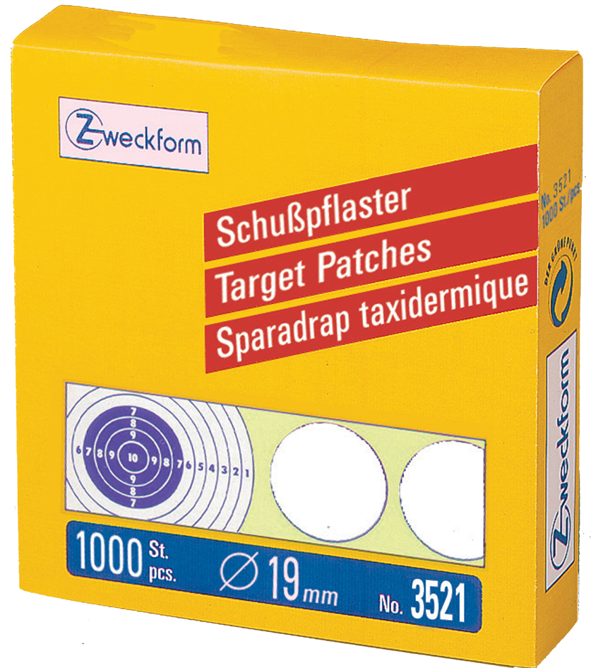 AVERY Zweckform Schußpflaster, weiß, Durchmesser: 19 mm