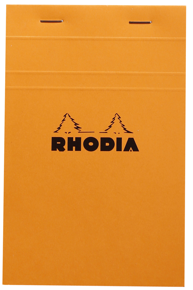 RHODIA Notizblock No. 14, 110 x 170 mm, kariert, schwarz