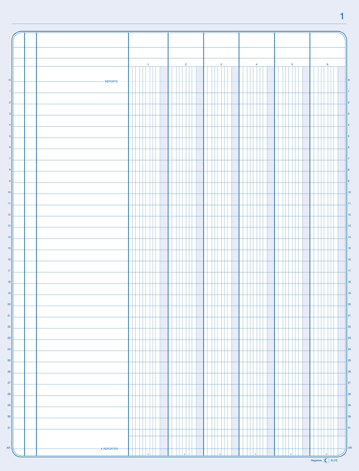 ELVE französisches Formularbuch ´Piqure´, 310 x 210 mm