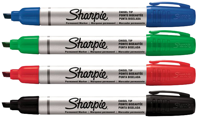 Sharpie Permanent-Marker METAL SMALL, Rundspitze, schwarz