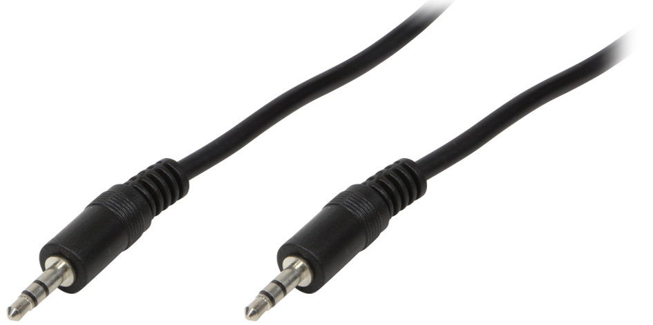 LogiLink Audiokabel, 2 x 3,5 mm Klinkenstecker, 3 m