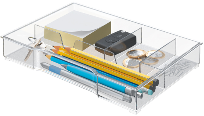 LEITZ Schubladeneinsatz für Schubladenbox WOW CUBE/Plus