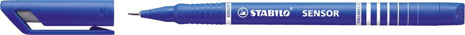 STABILO Fineliner sensor, Strichstärke: 0,3 mm, blau