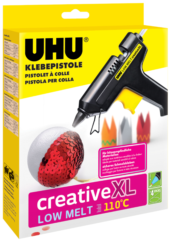 UHU Niedrigtemperatur-Klebepistole Low Melt Creative