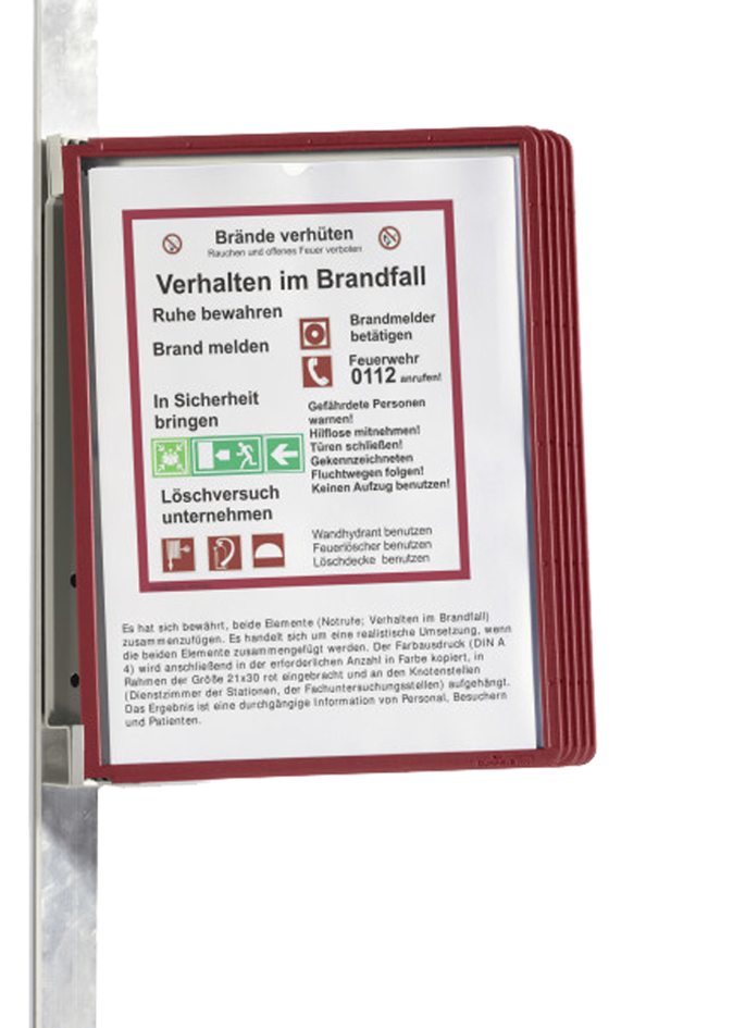 DURABLE Sichttafelsystem VARIO MAGNET WALL 5 Set, dunkelblau