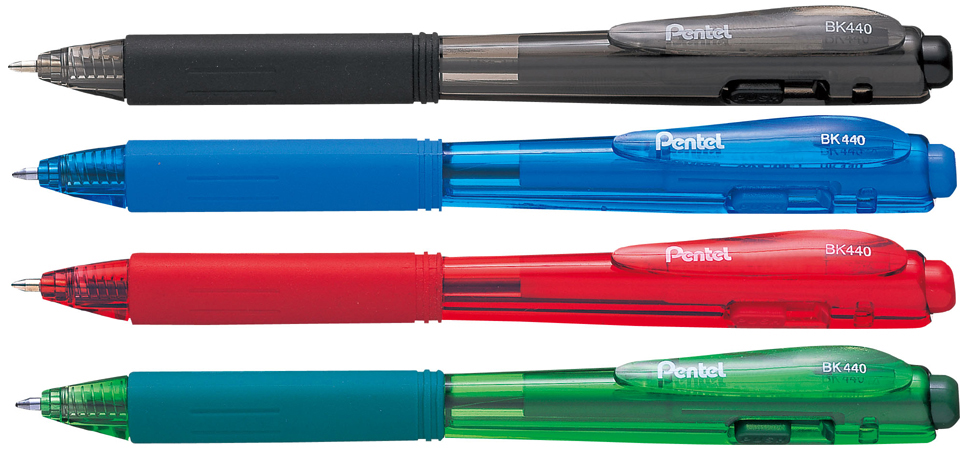 Pentel Druckkugelschreiber WOW BK440, blau