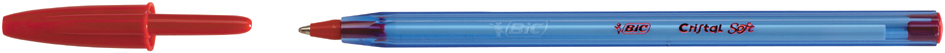 BIC Kugelschreiber Cristal Soft, Strichfarbe: blau