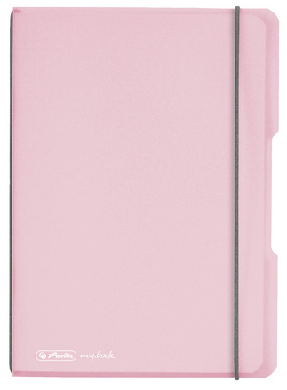 herlitz Notizheft my.book flex Pastell, A5, PP-Cover, rosé-