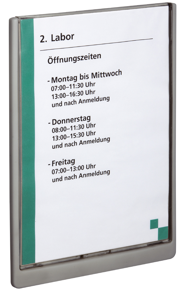 DURABLE Türschild CLICK SIGN, DIN A4, dunkelblau