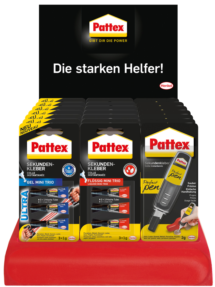 Pattex Galerie Modul ´Sekundenkleber´ + GRATIS Cutter