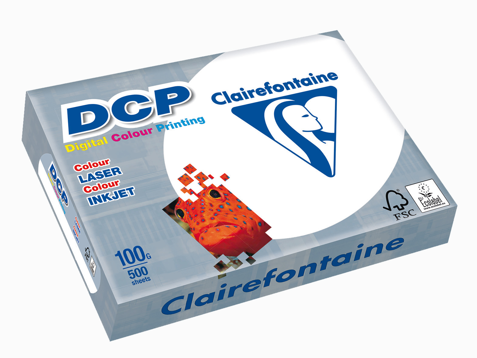 Clairfontaine Druckerpapier DCP, DIN A4, weiß, 250 g/qm