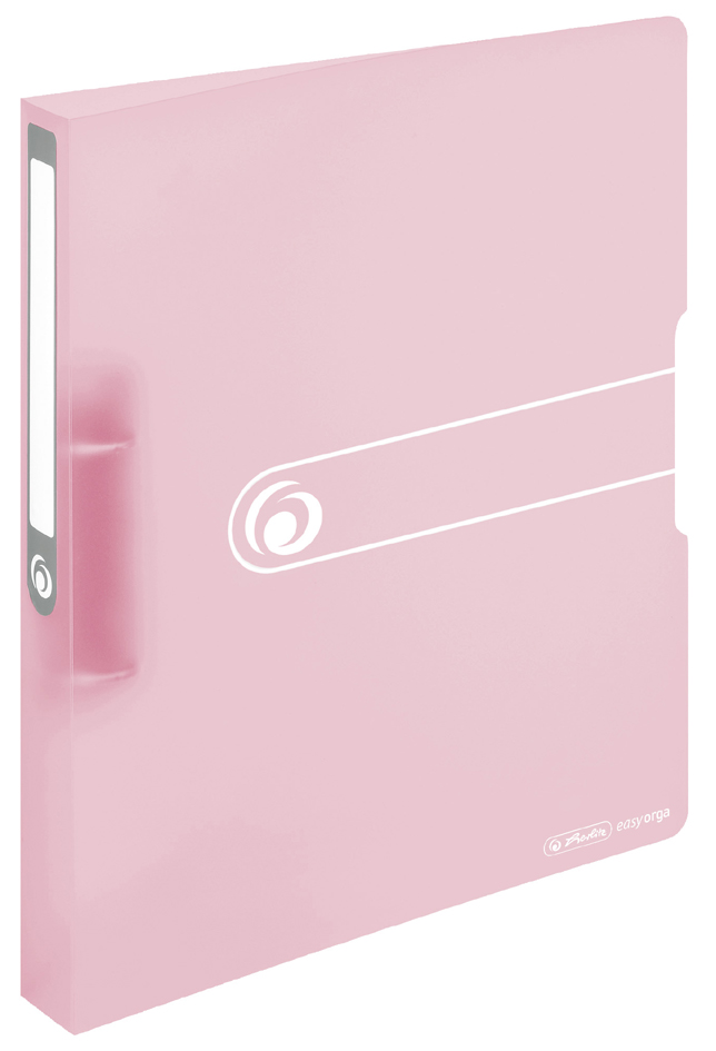 herlitz Ringbuch easy orga to go Pastell, A4, 2-Ring, rosé