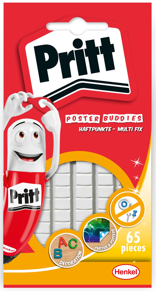 Pritt Klebepads Multi-Fix, wieder ablösbar, weiß