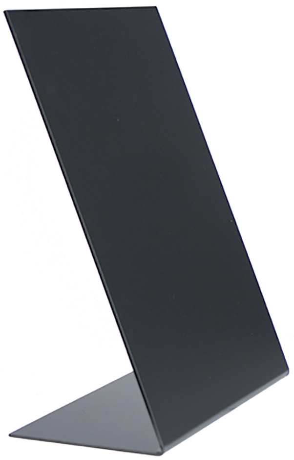 Securit Tischaufsteller L-BOARDS, DIN A7, schwarz