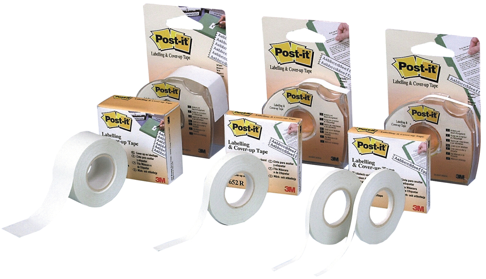 Post-it Korrektur- und Abdeckband, 4 mm x 17,7 m