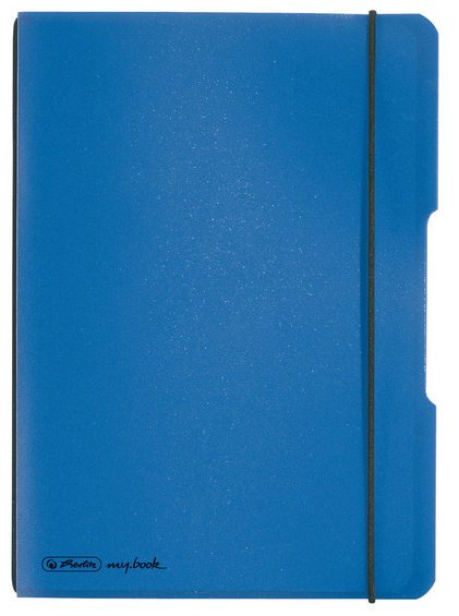 herlitz Notizheft my.book flex, A5, PP-Cover, blau