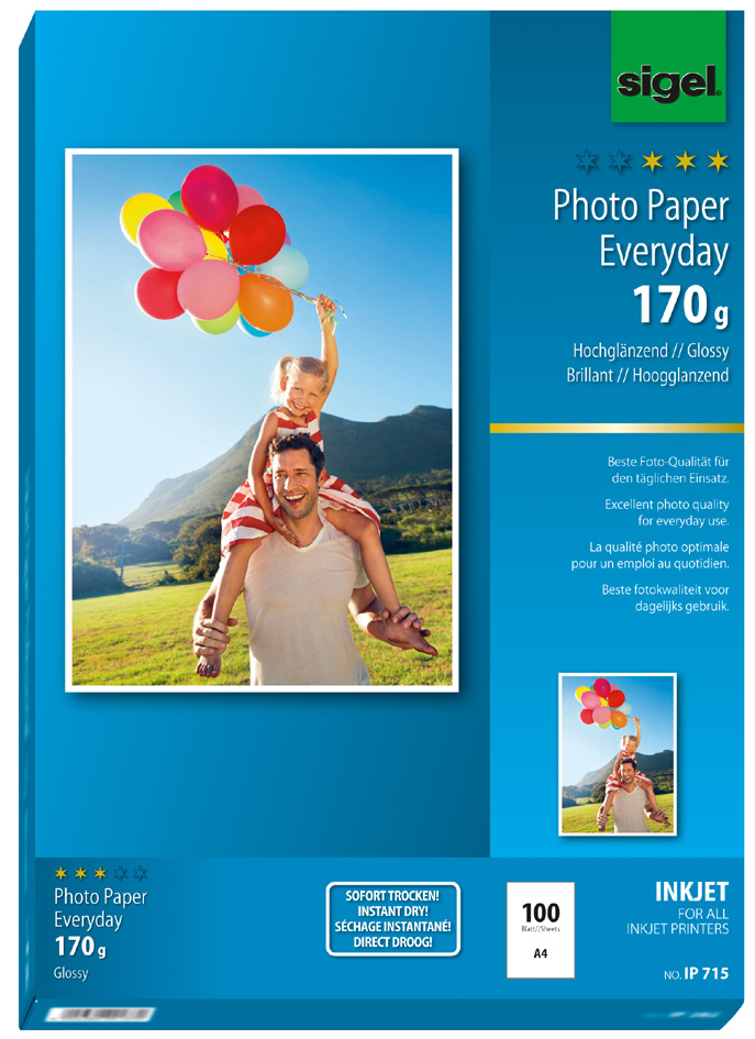 sigel InkJet-Everyday-Foto-Papier ´HOT DEAL´, DIN A4