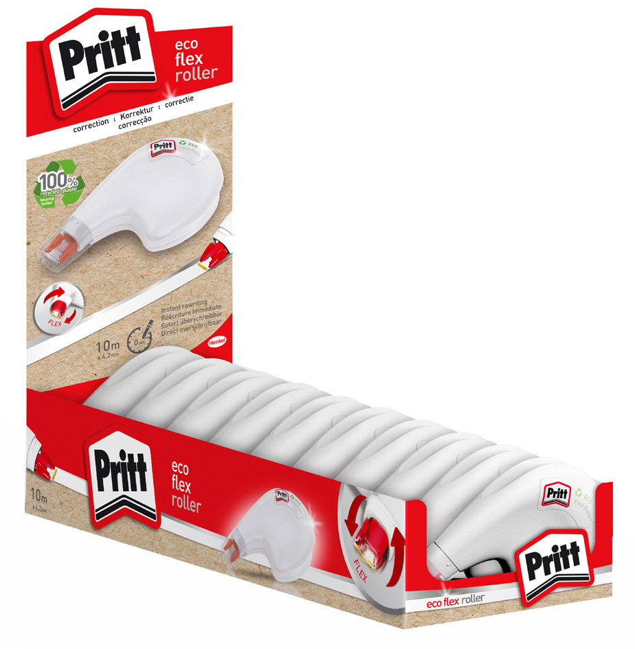 Pritt Korrekturroller Eco Flex, im Thekendisplay