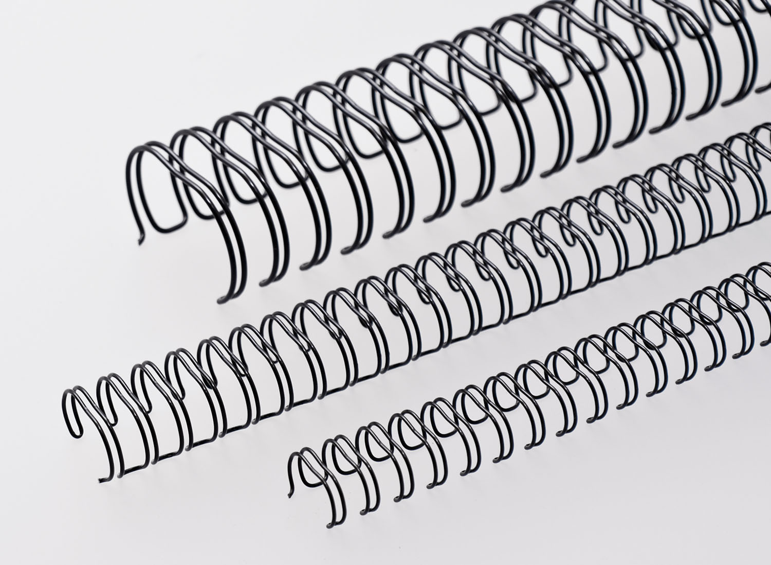 RENZ Drahtbinderücken, Teilung 3:1, 6.9 mm - schwarz