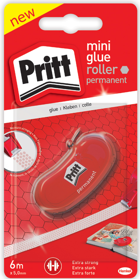 Pritt Kleberoller Mini, permanent, 6,0 mm x 6 m