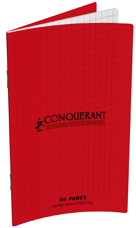 CONQUERANT CLASSIQUE Notizheft 90 x 140 mm, kariert,48 Blatt