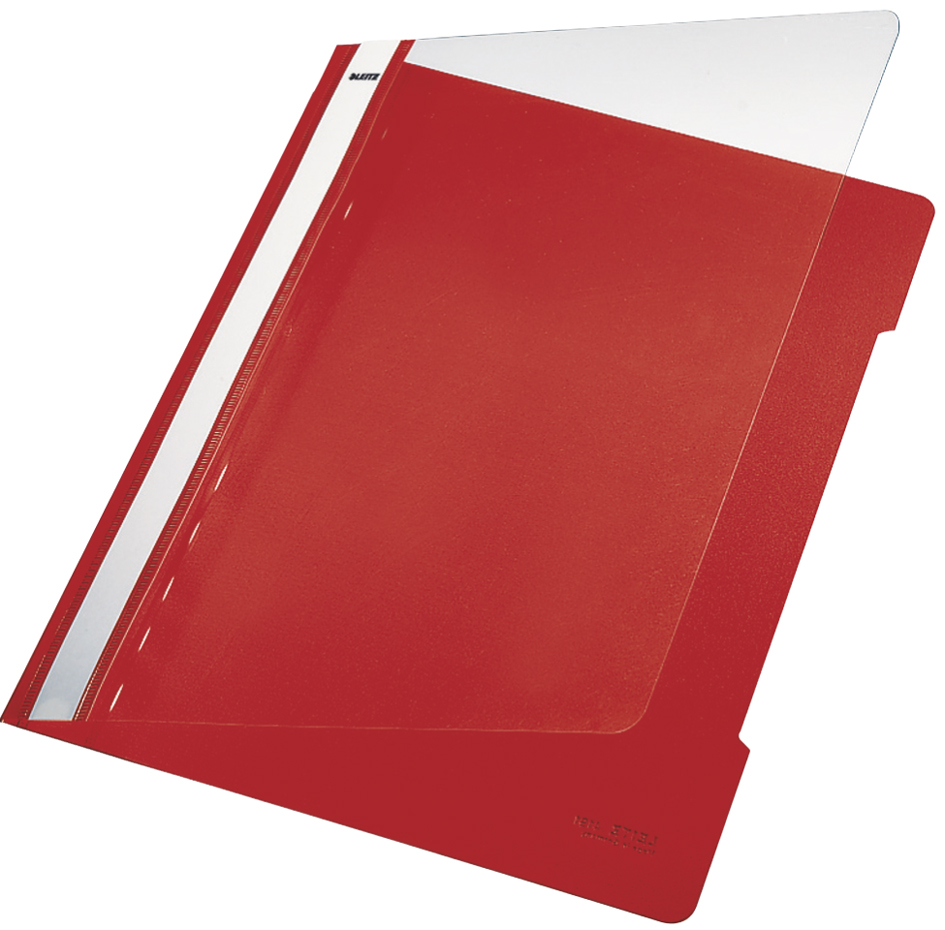 LEITZ Schnellhefter Standard, DIN A4, PVC, rot