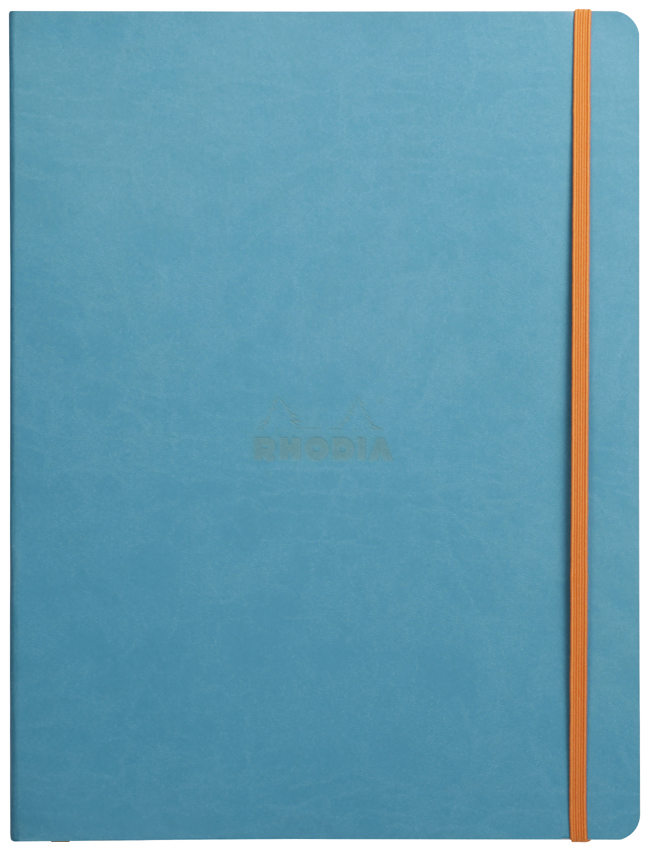 RHODIA Notizbuch RHODIARAMA, DIN A4+, liniert, orange