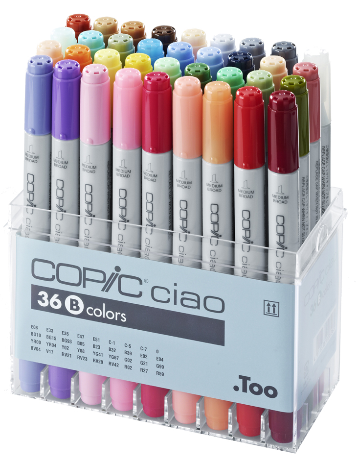 COPIC Marker ciao, 36er Set B