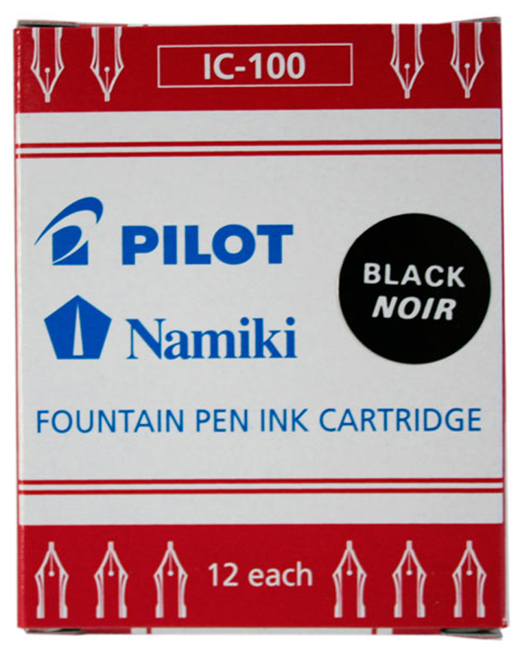 PILOT Tintenpatronen Namiki, für Füllhalter Capless, schwarz