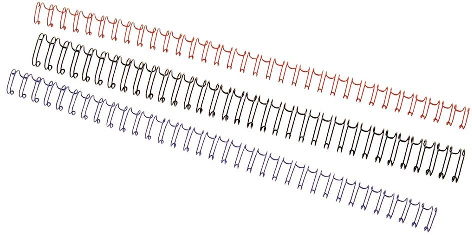 GBC Drahtbinderücken WireBind, A4, 34 Ringe, 14 mm, weiß