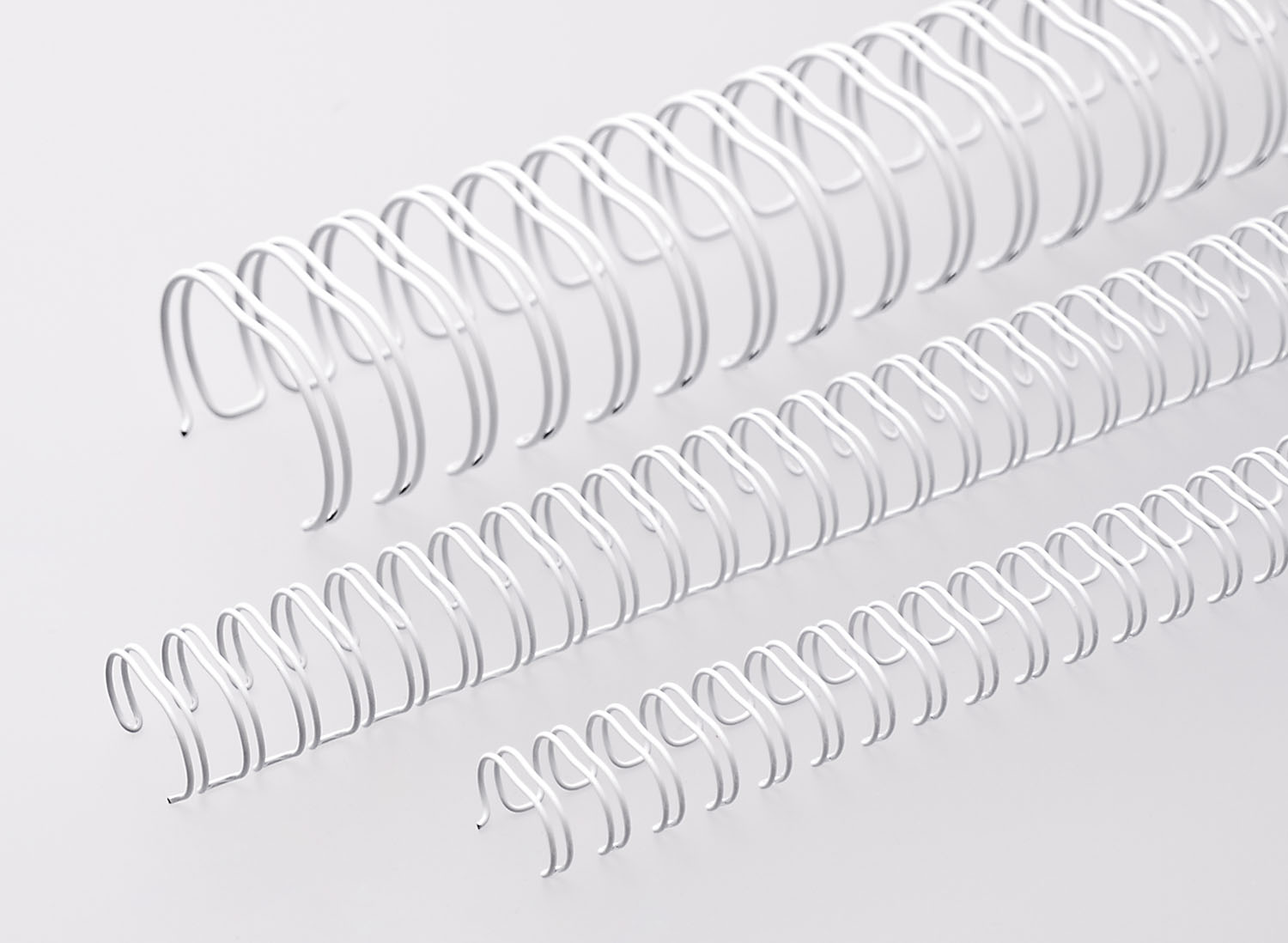 RENZ Drahtbinderücken, Teilung 3:1, 16.0 mm - weiß