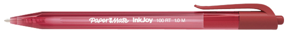 Paper:Mate Kugelschreiber InkJoy 100 RT, Strichfarbe: rot