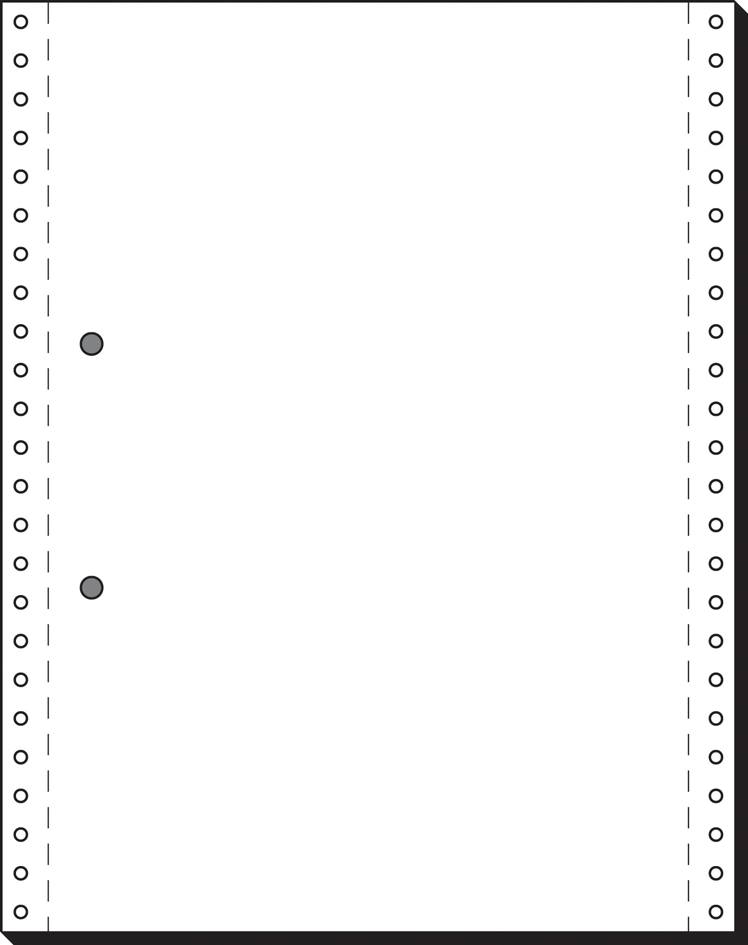 sigel DIN-Computerpapier endlos, 240 mm x 12´ (30,48 cm)