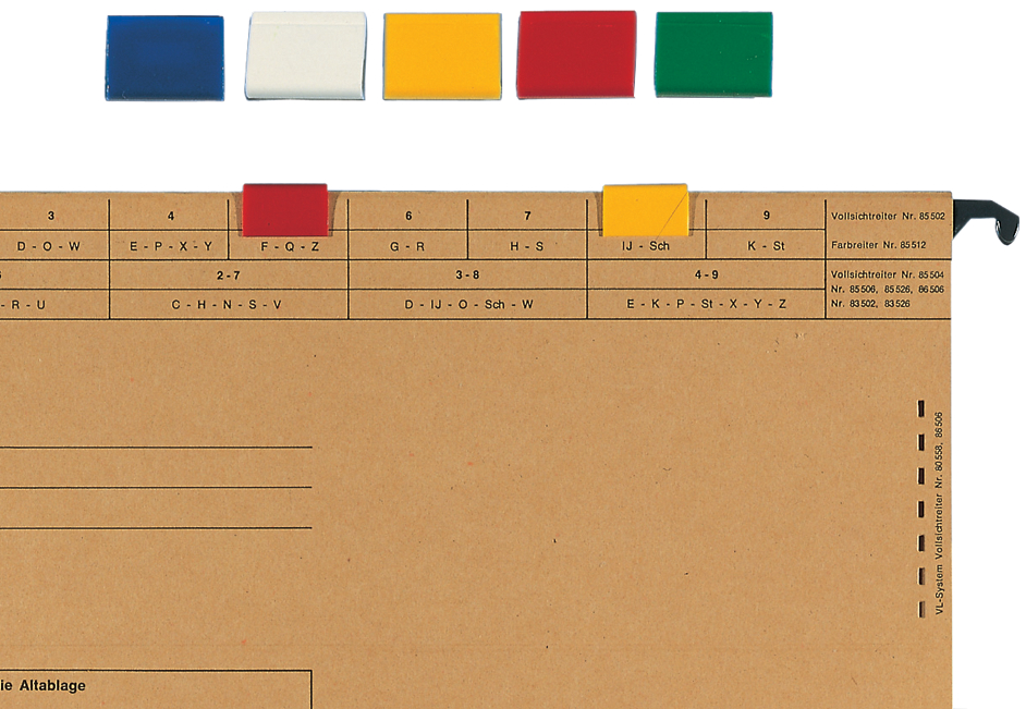 ELBA Farbreiter, aus PVC, zum Aufstecken, gelb