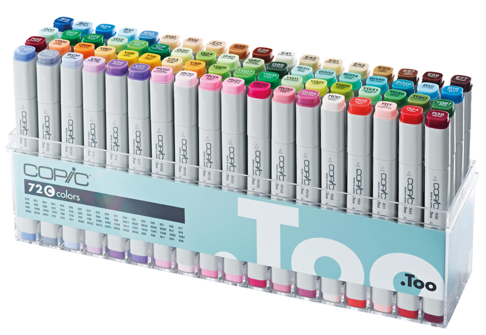 COPIC Profi Marker, 72er Set 3